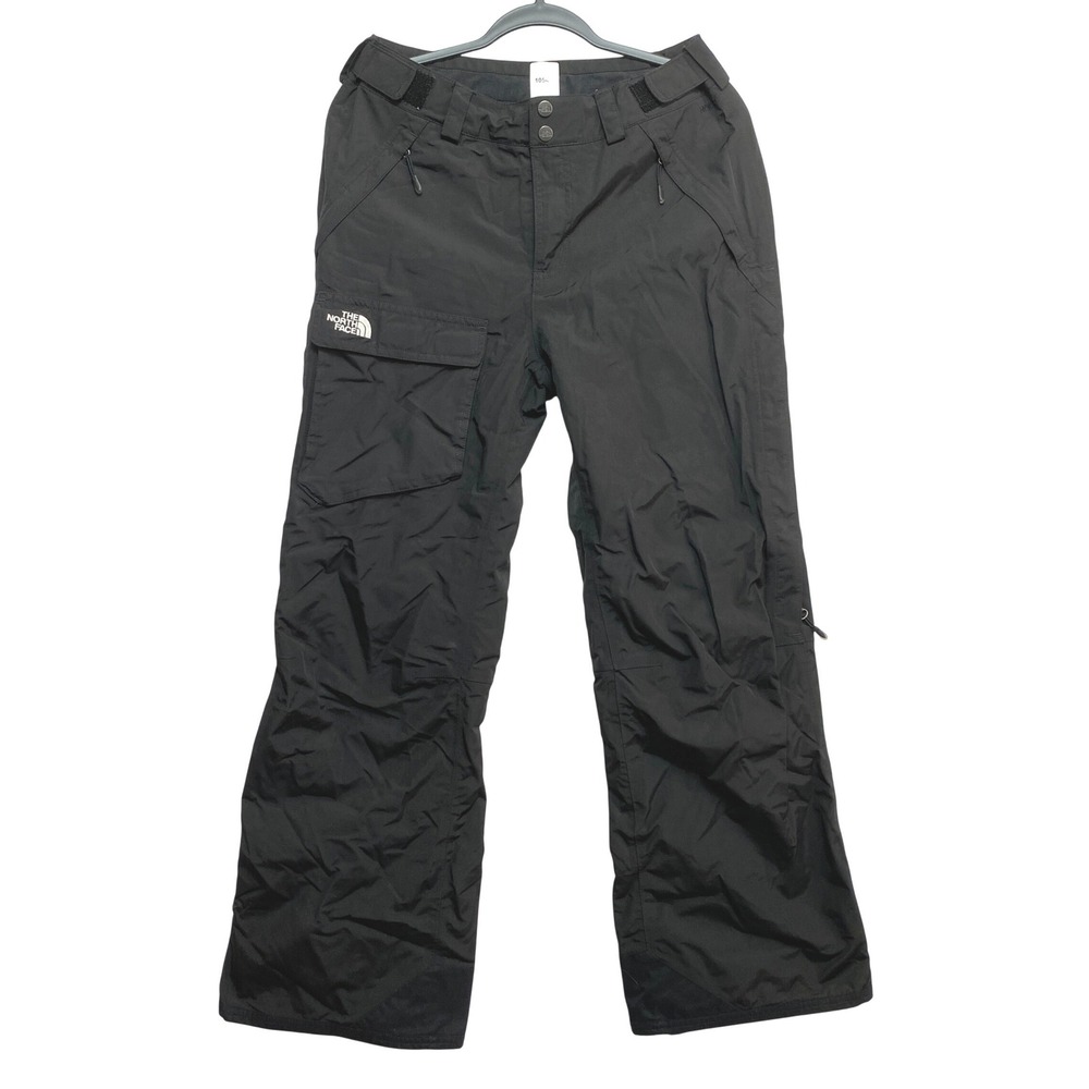 The North Face Ski Pants Womens Medium Reg Black Cargo Waterproof HyVent